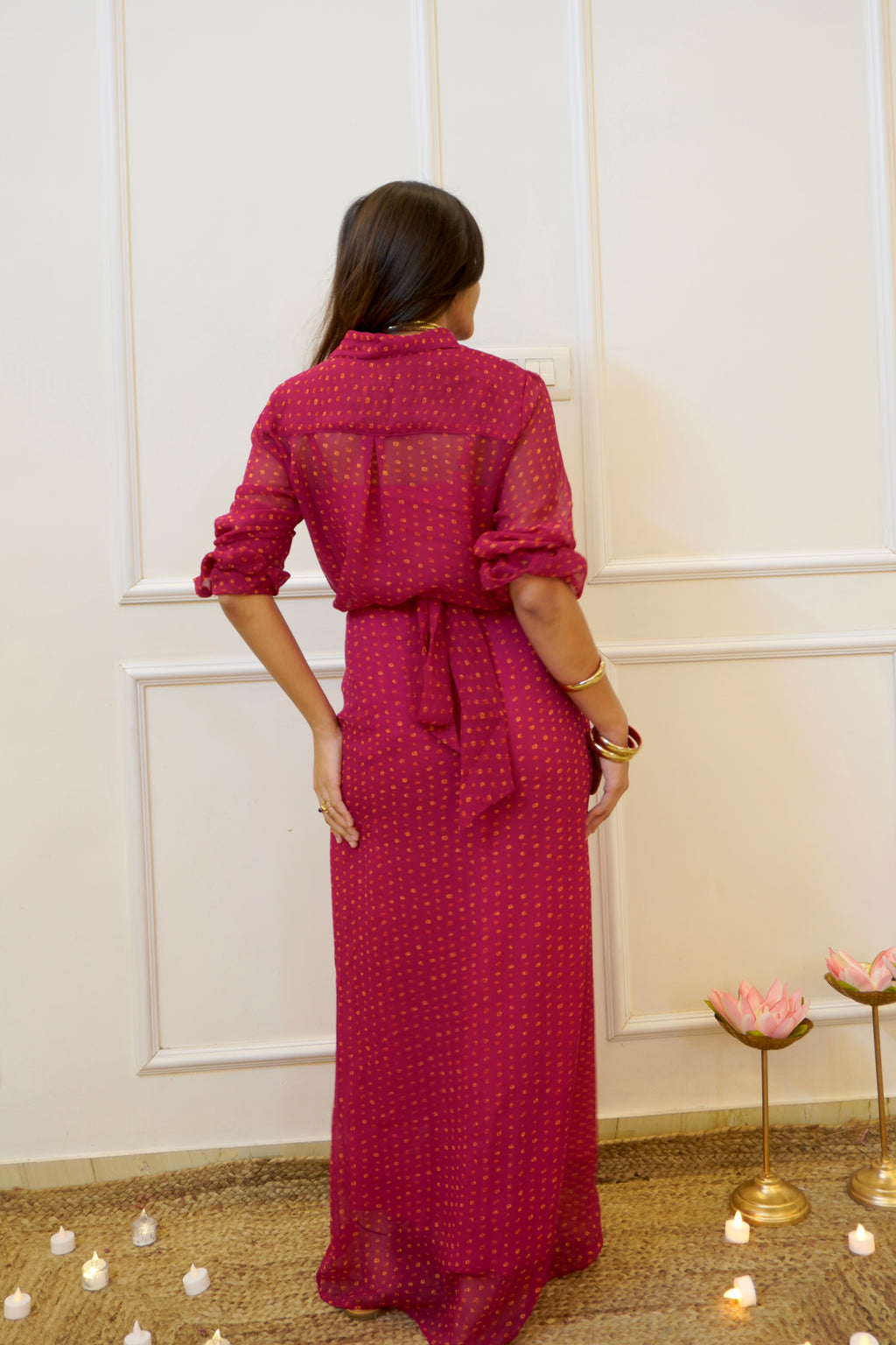 RAANI Drape Skirt Co-ord set