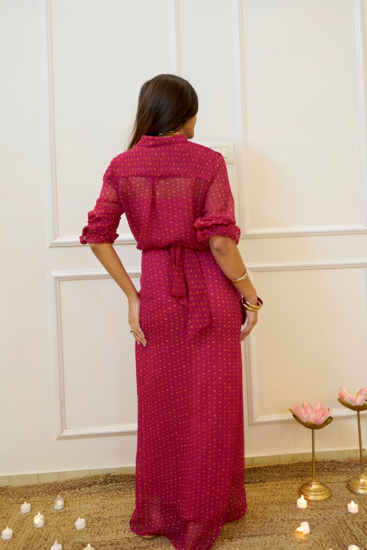 RAANI Drape Skirt Co-ord set