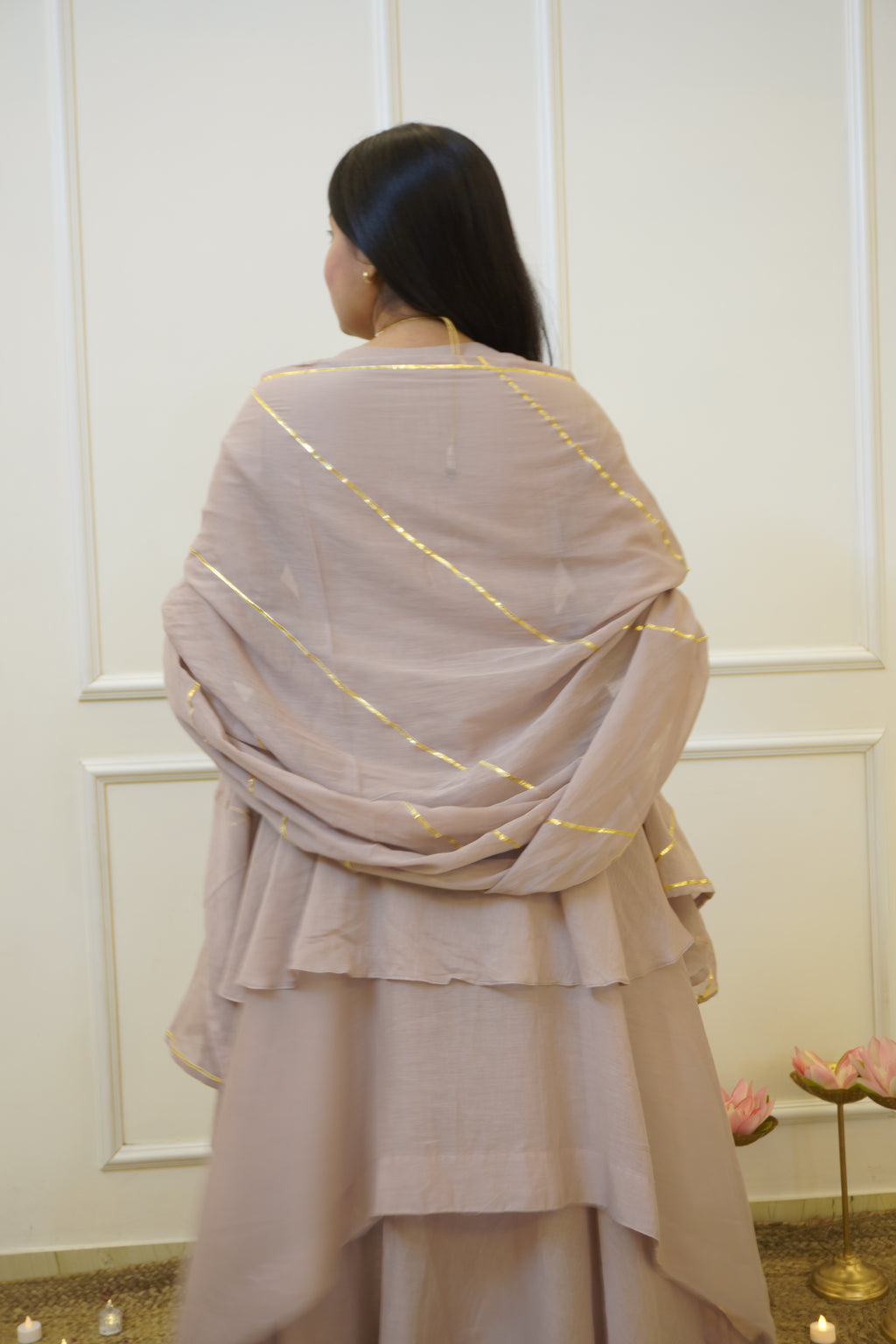 PADMA mul cotton anarkali set