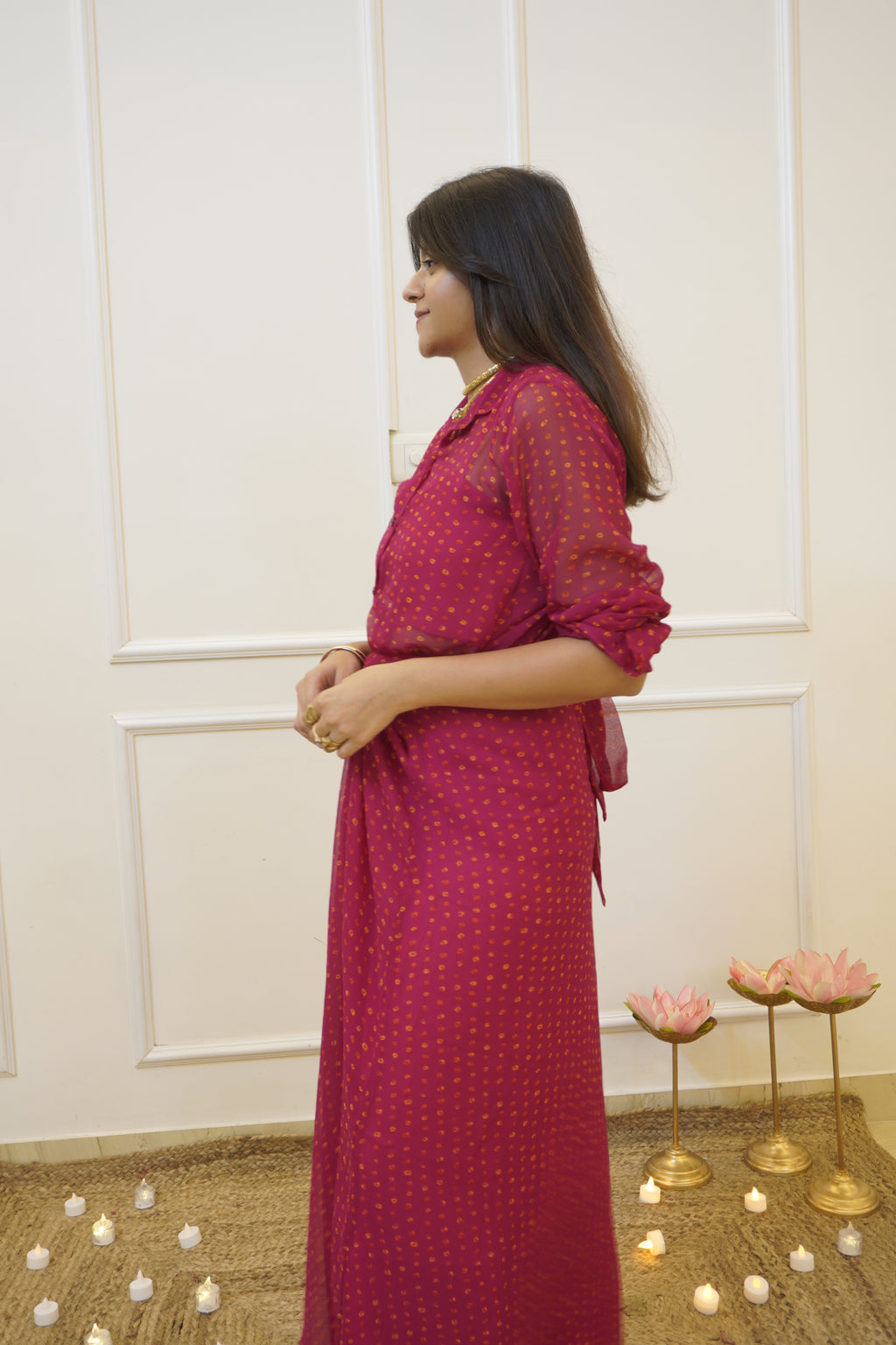 RAANI Drape Skirt Co-ord set