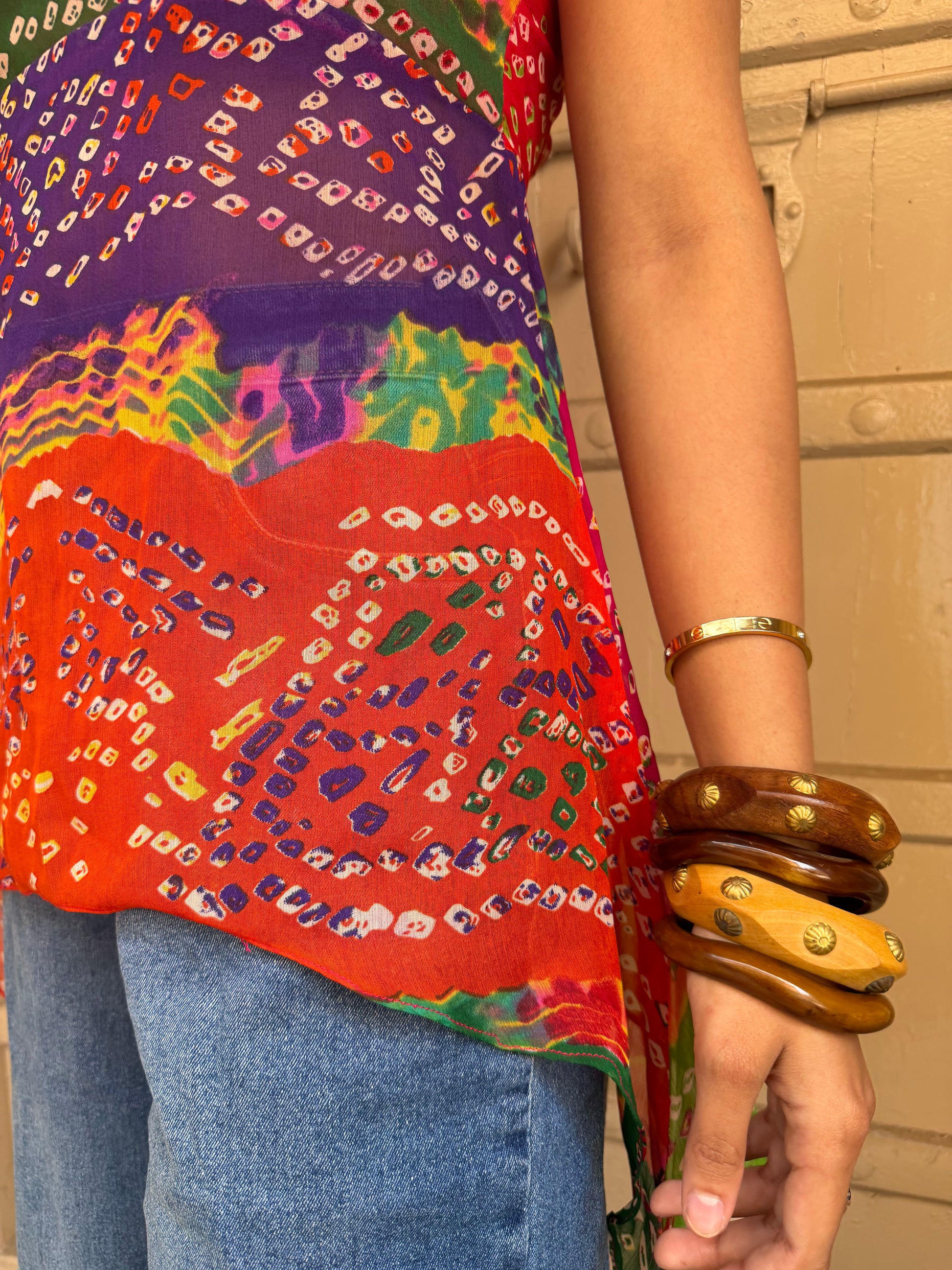 Desi Bebot kurti with Bandana