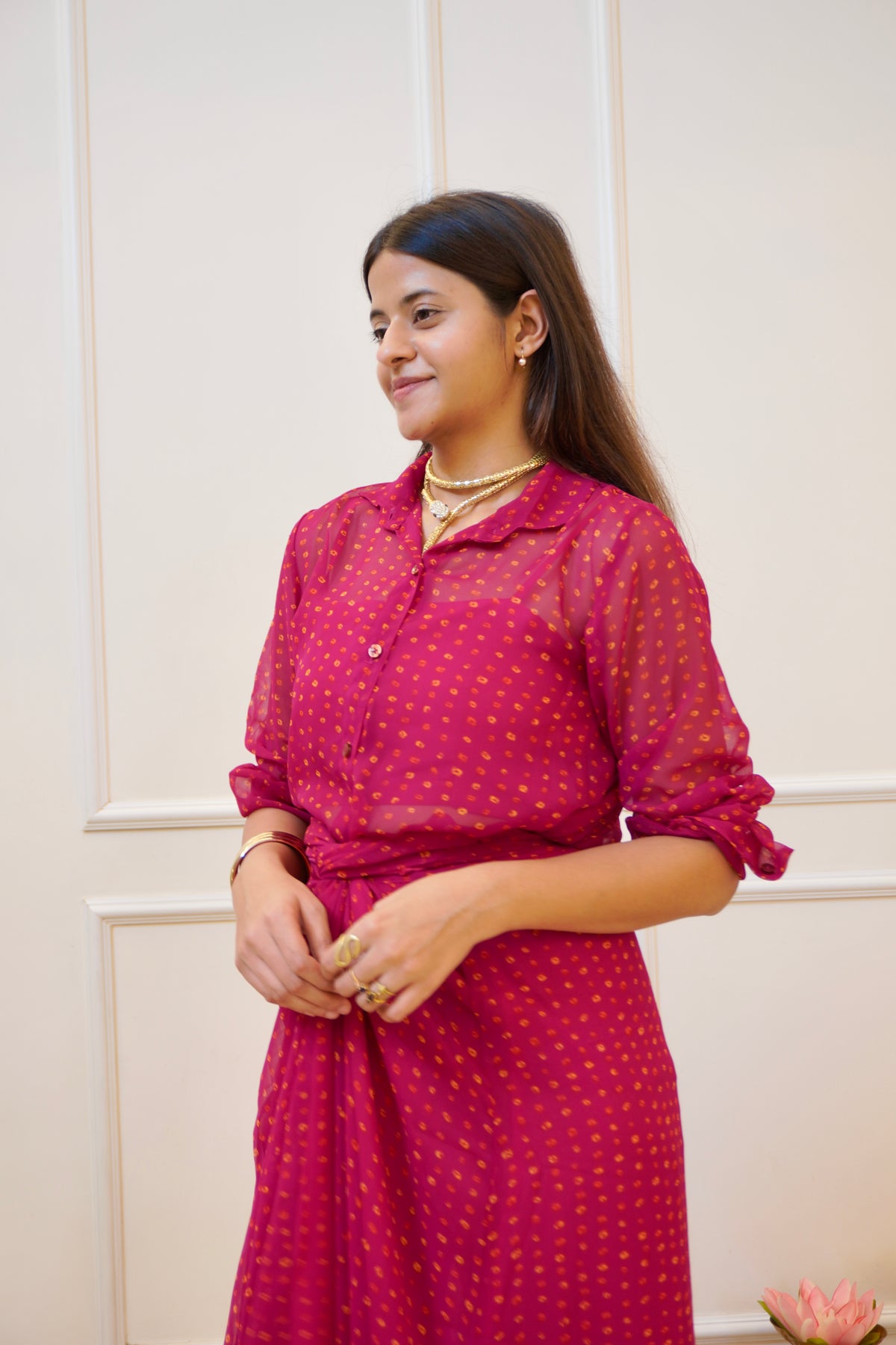 RAANI Drape Skirt Co-ord set